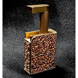 Elizabeth Ames Perfume Adomizer Telescoping 1950s Brass Scroll MCM GUC